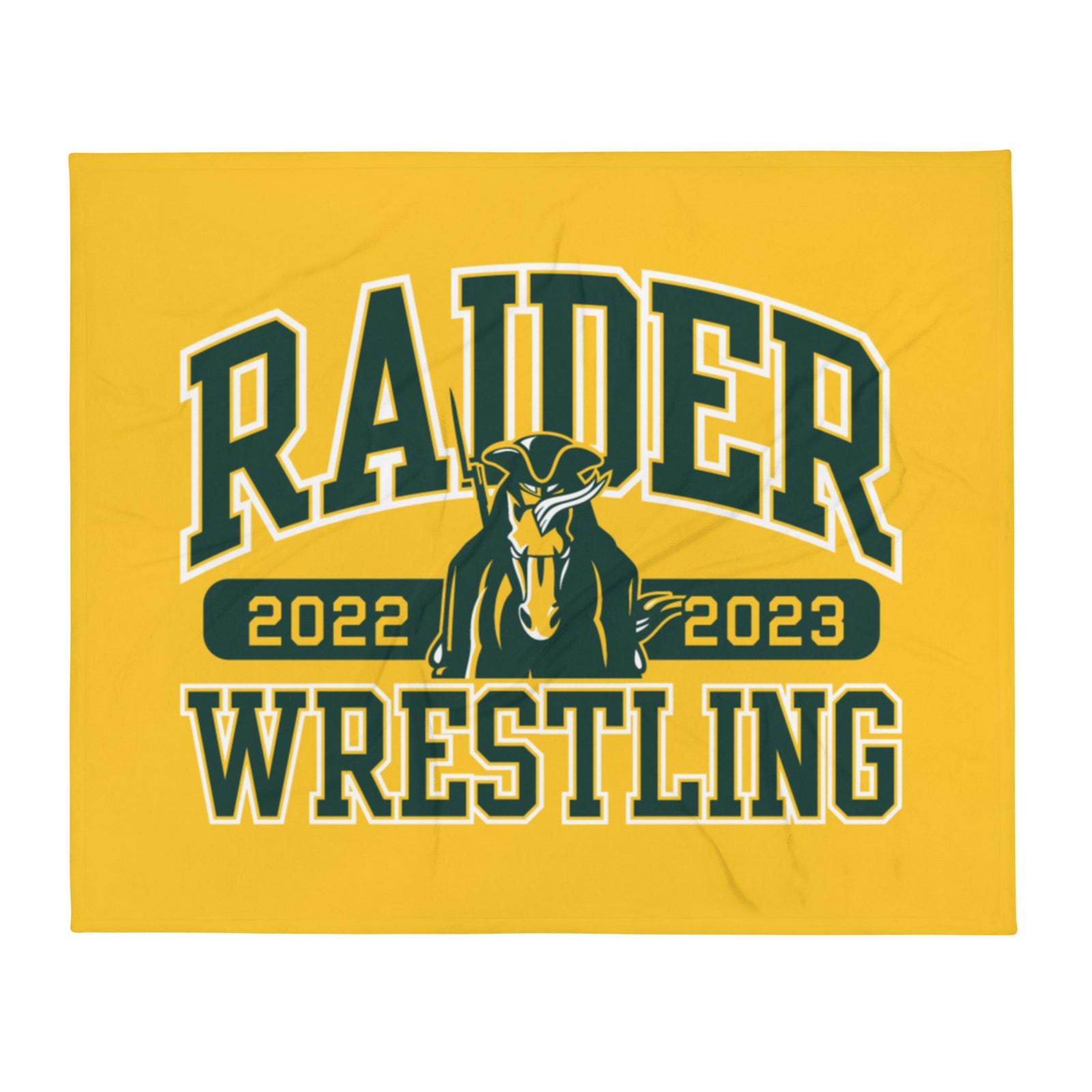 Shawnee Mission South HS Wrestling Throw Blanket