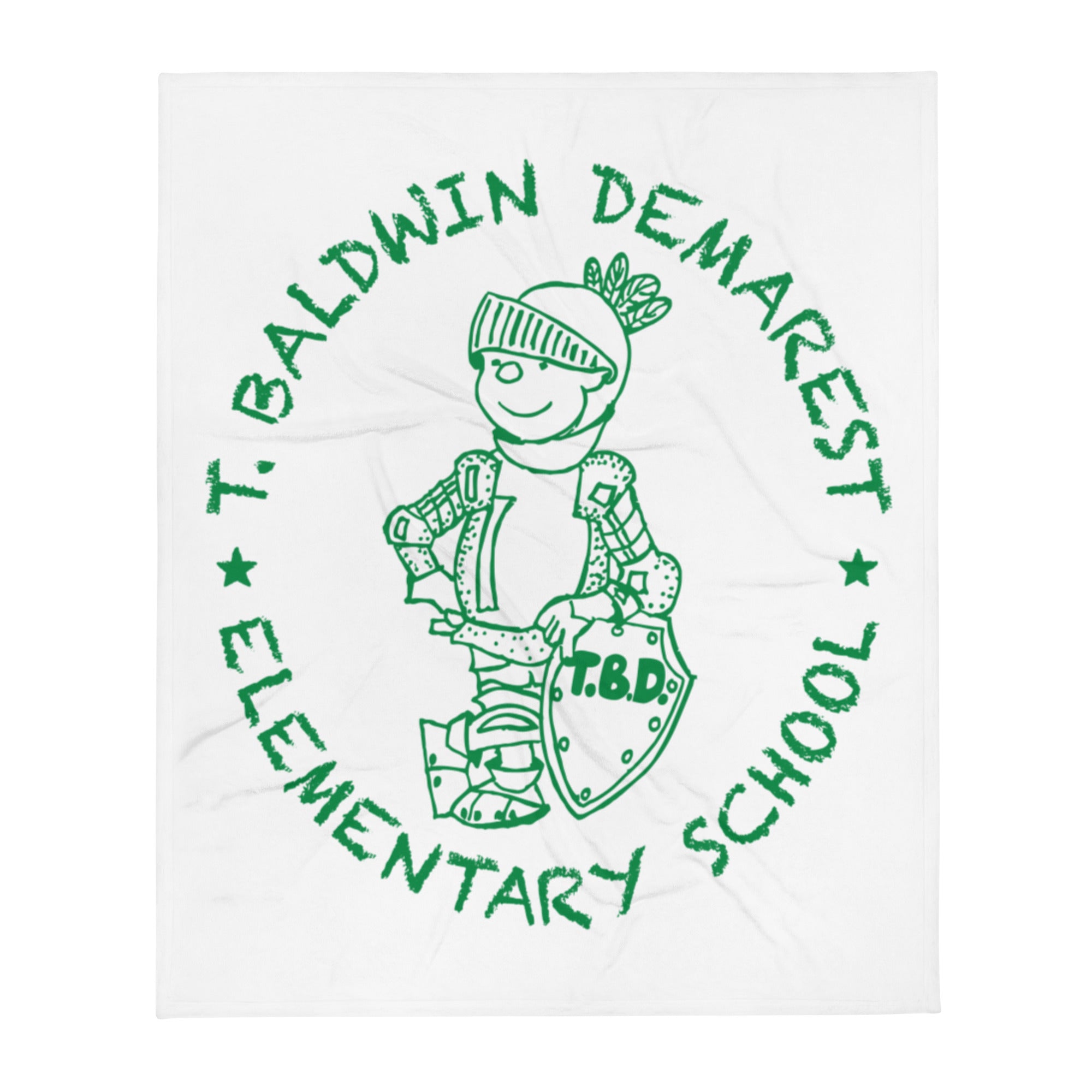 T. Baldwin Demarest Elementary School Throw Blanket