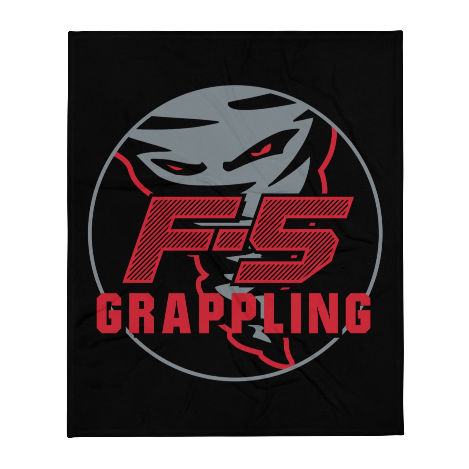 F-5 Grappling Tornado Throw Blanket