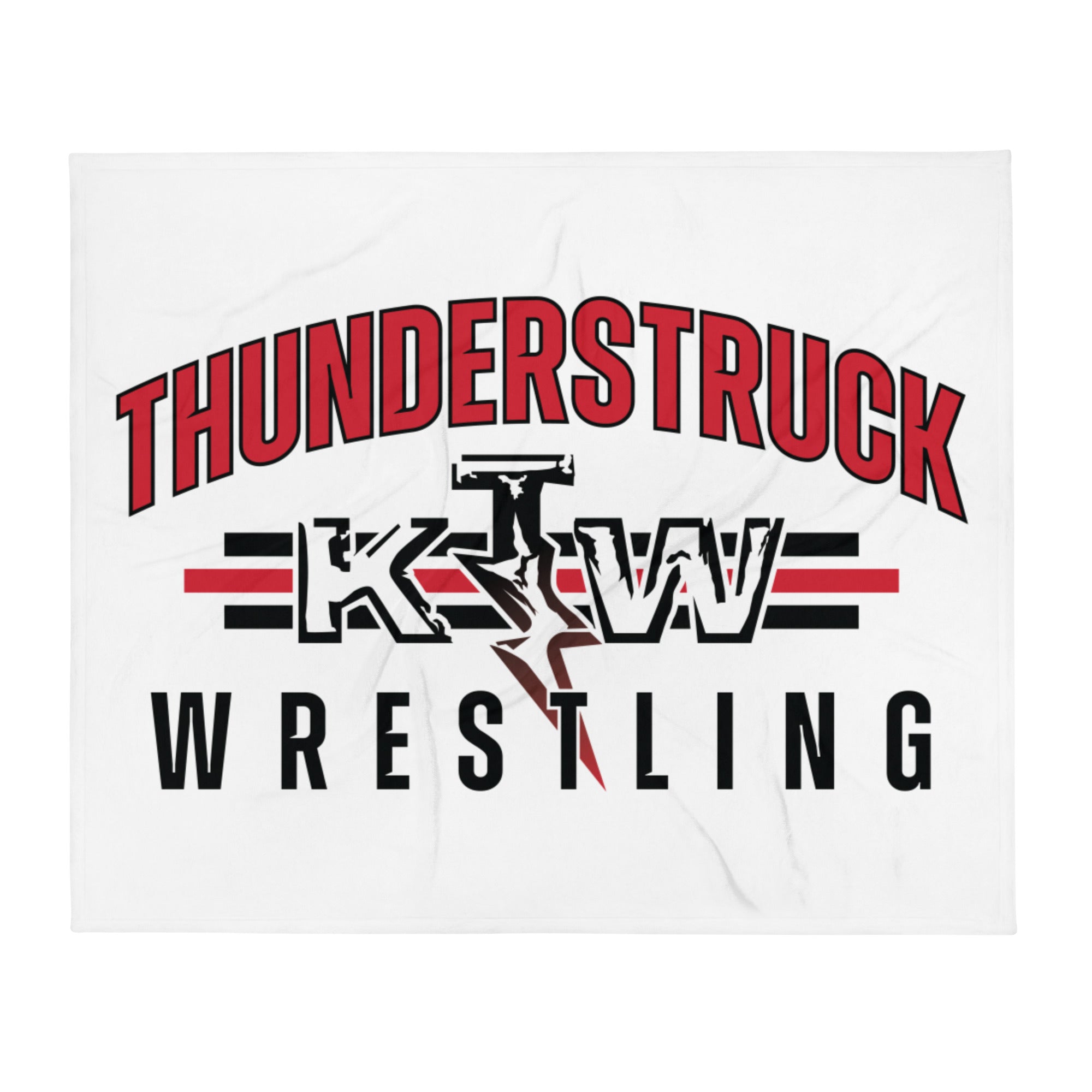 Kansas Thunderstruck Wrestling Throw Blanket