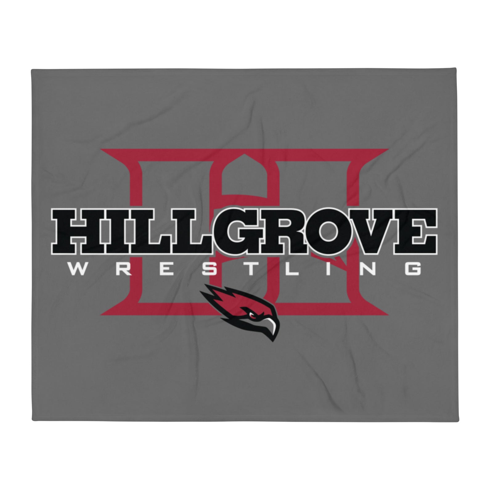 Hillgrove Hawks Wrestling 2022 Throw Blanket