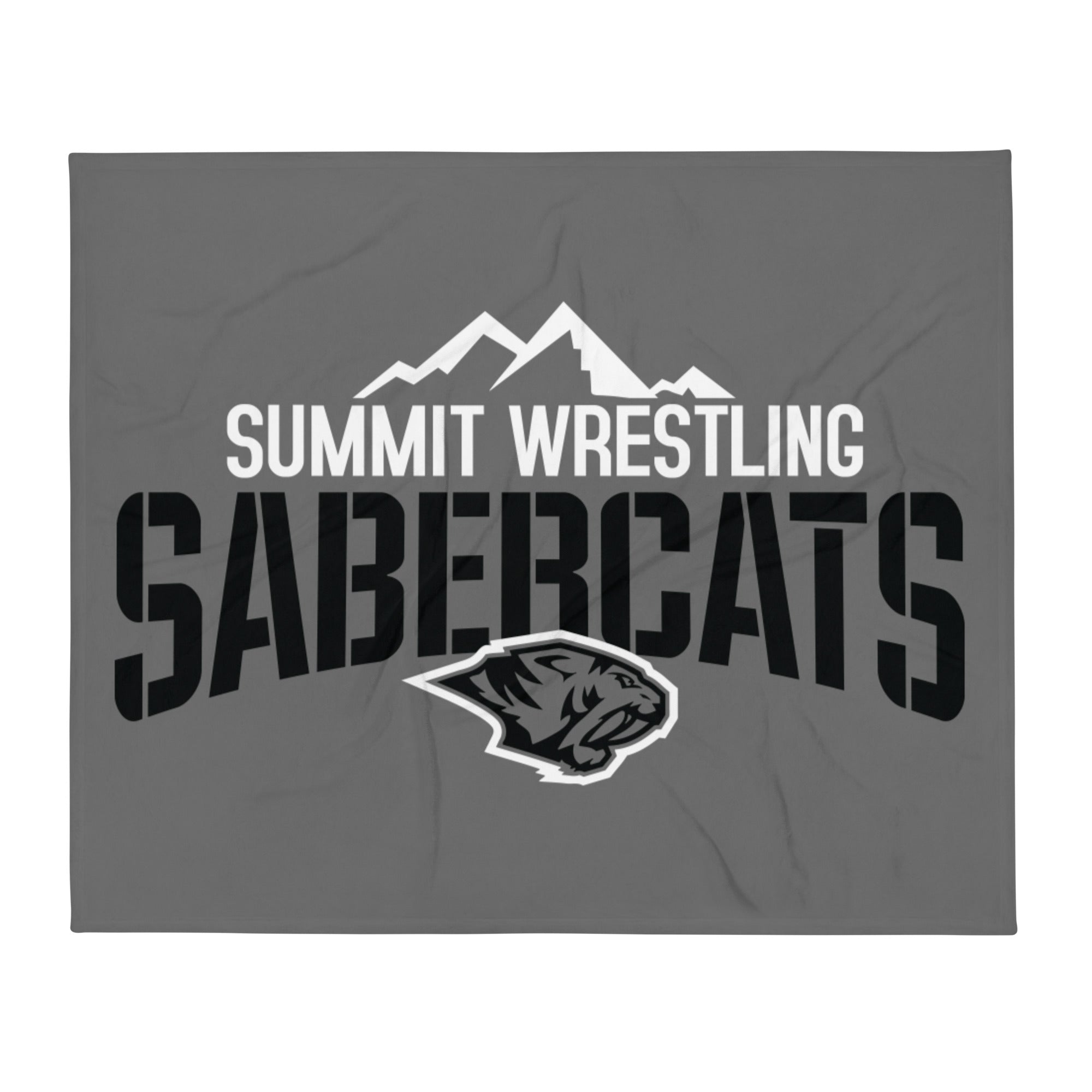 Summit Wrestling Sabercats Throw Blanket