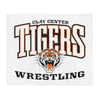 Clay Center Community HS Wrestling Throw Blanket