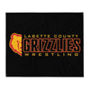 Labette County Wrestling Throw Blanket