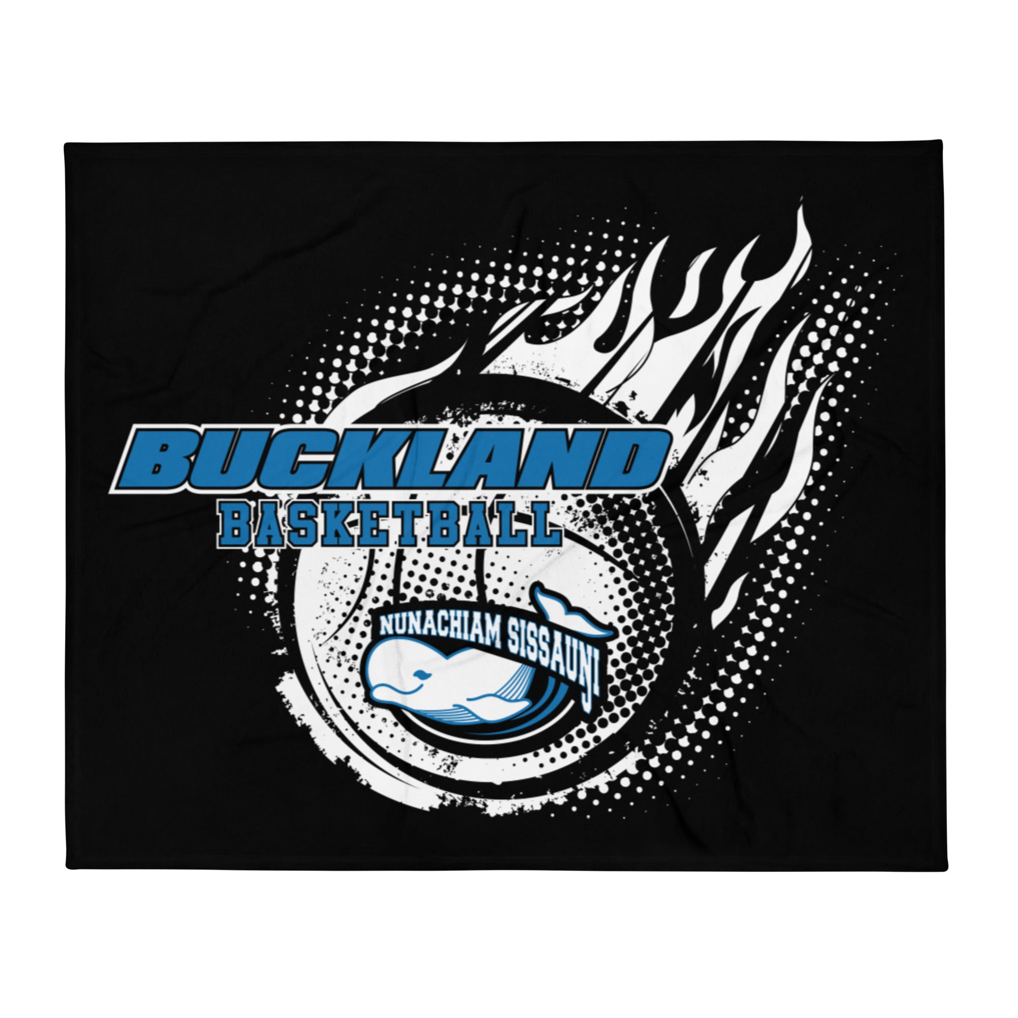 Buckland Basketball Throw Blanket
