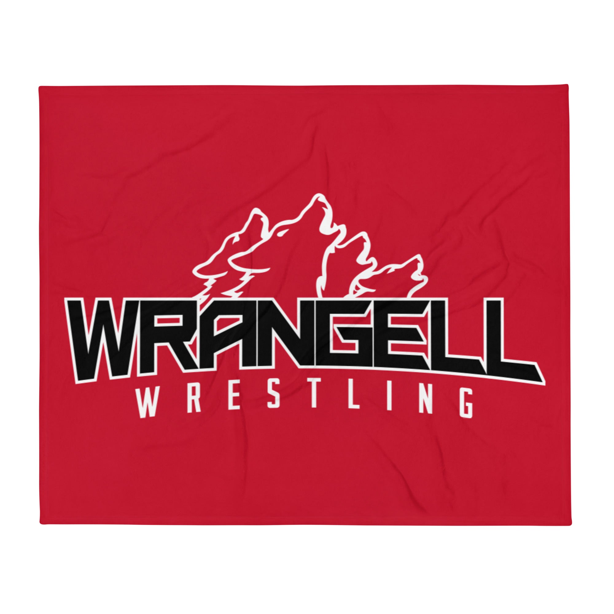 Wrangell Wrestling Throw Blanket v2