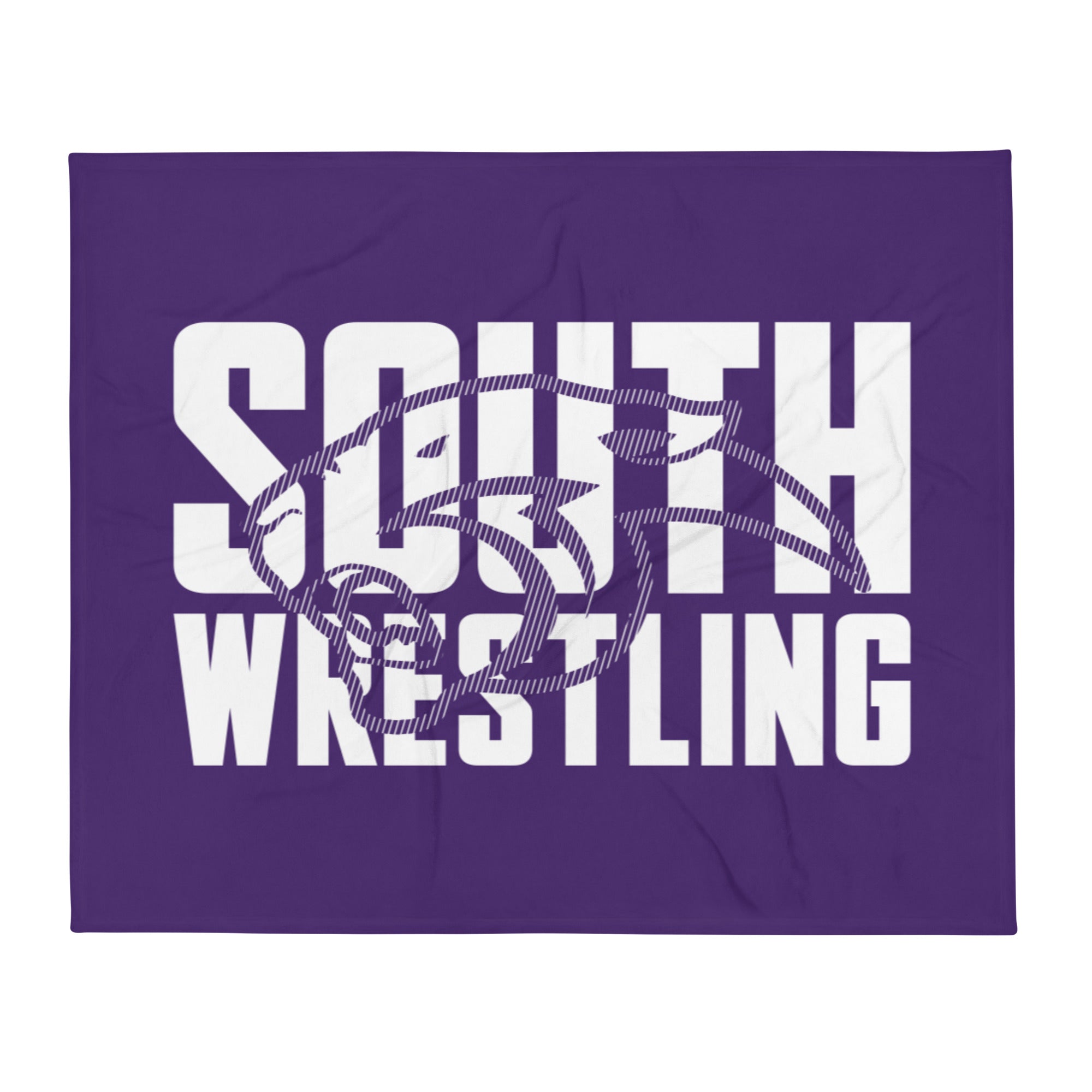 Park Hill South High School Wrestling Throw Blanket 50 x 60
