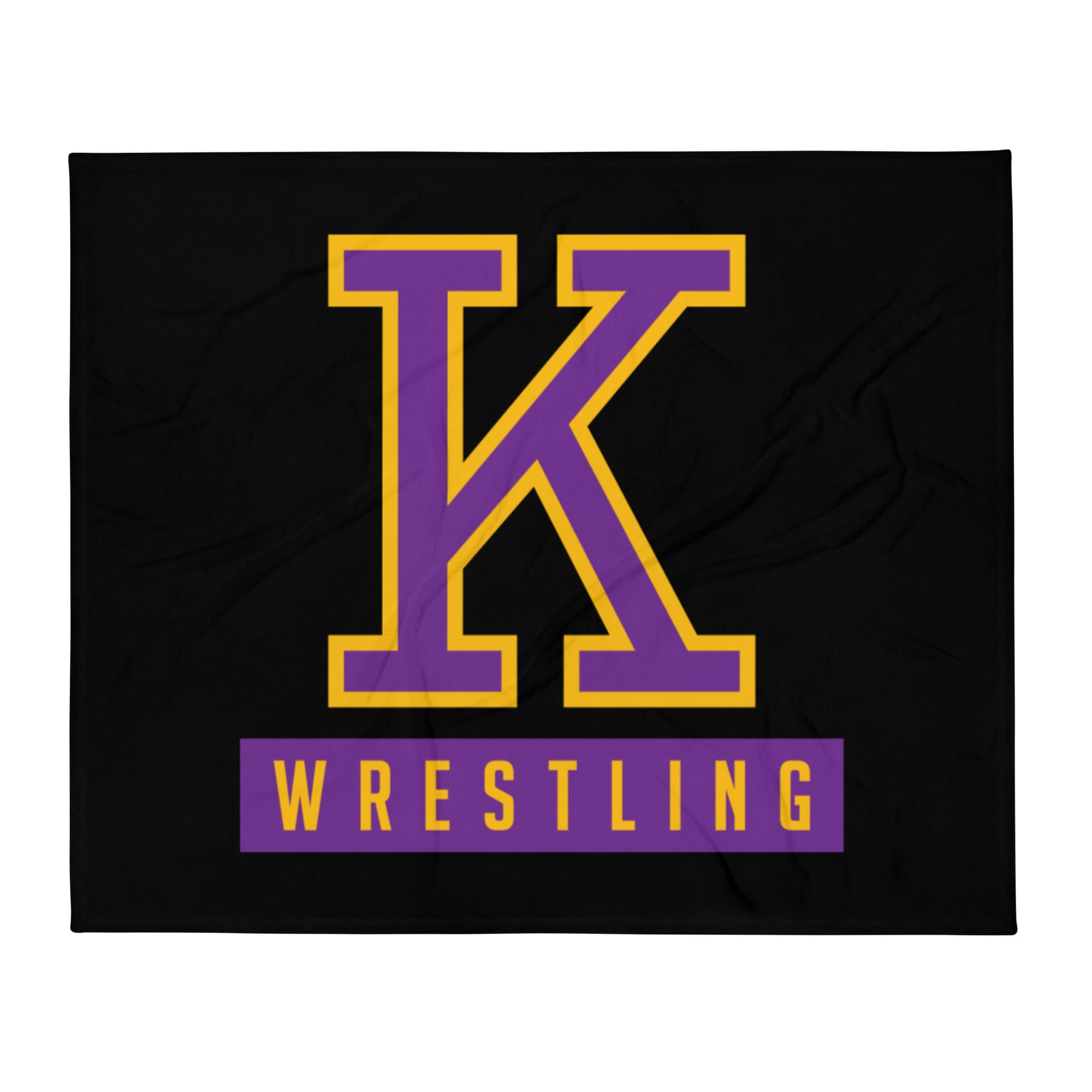 Kearney High School Wrestling Throw Blanket 50 x 60