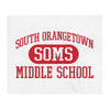 South Orangetown Middle School Throw Blanket 50 x 60
