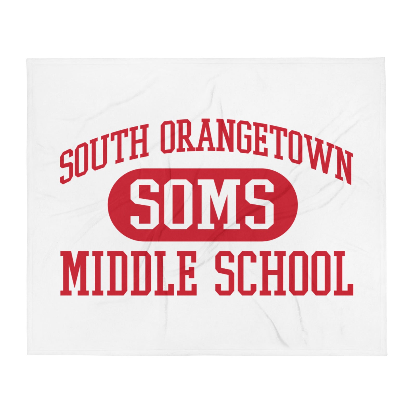 South Orangetown Middle School Throw Blanket 50 x 60