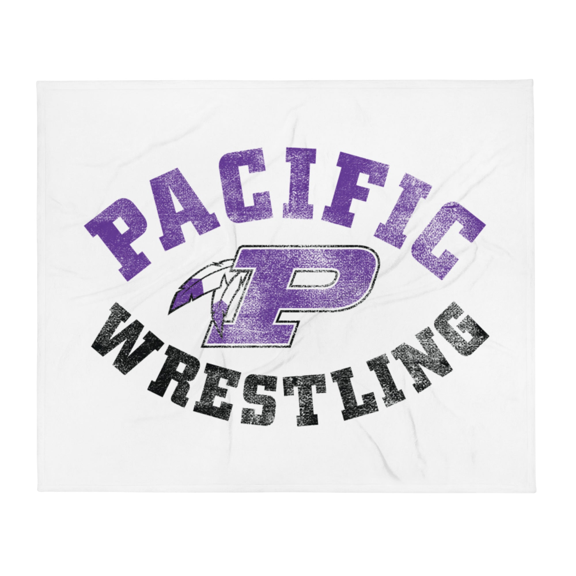 Pacific Wrestling Throw Blanket 50 x 60