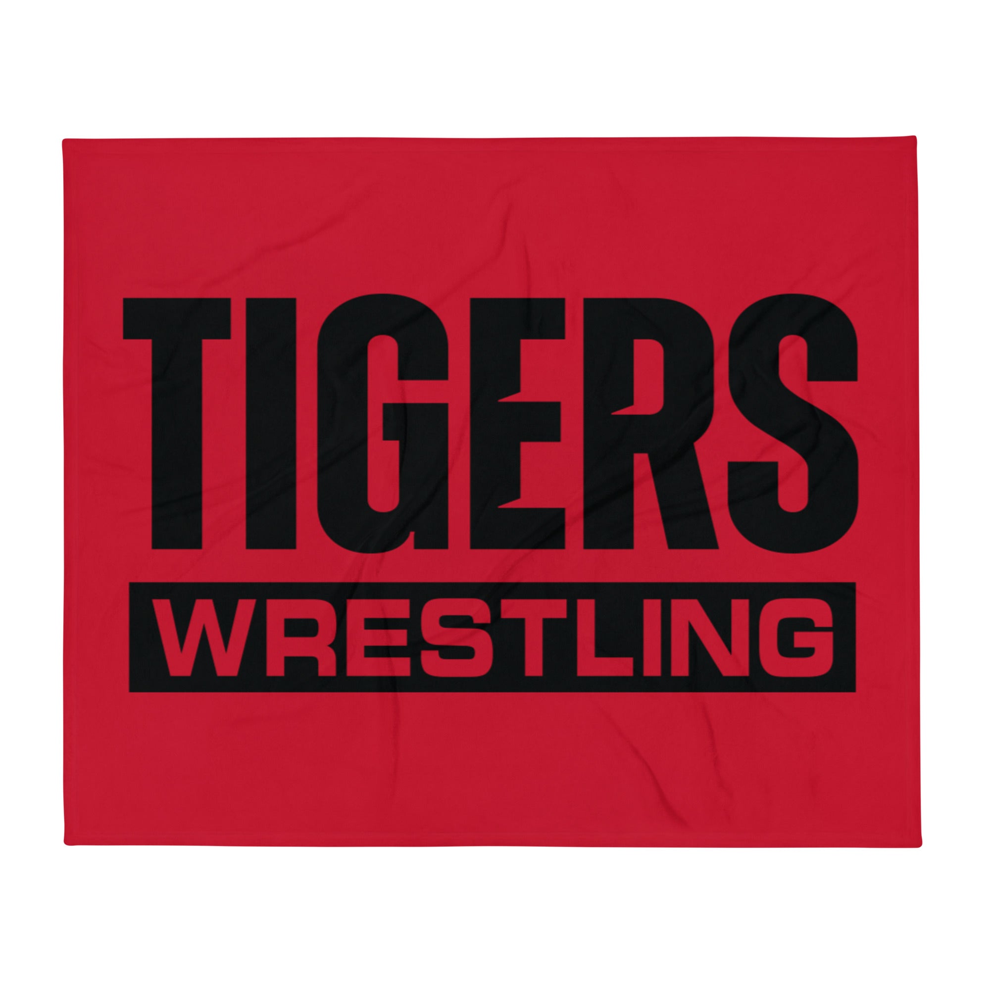 Plattsburg High School Wrestling Throw Blanket 50 x 60