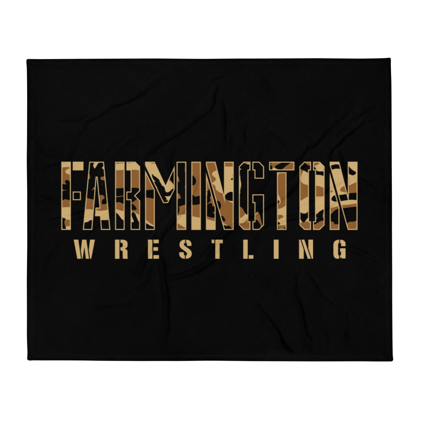 Farmington Wrestling Fall 2022 Throw Blanket 50 x 60