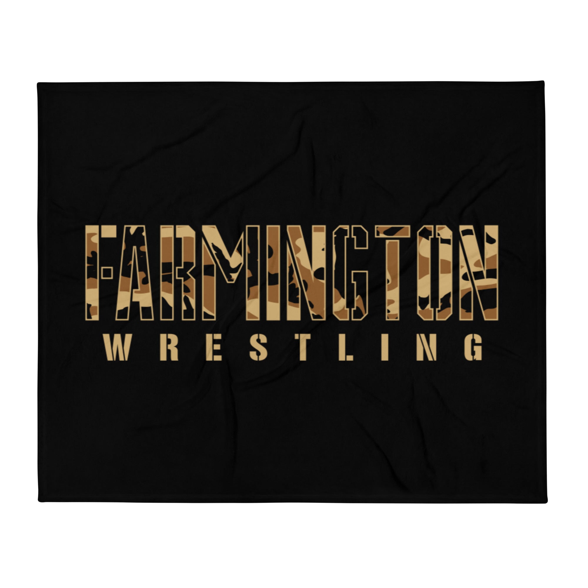 Farmington Wrestling Fall 2022 Throw Blanket 50 x 60