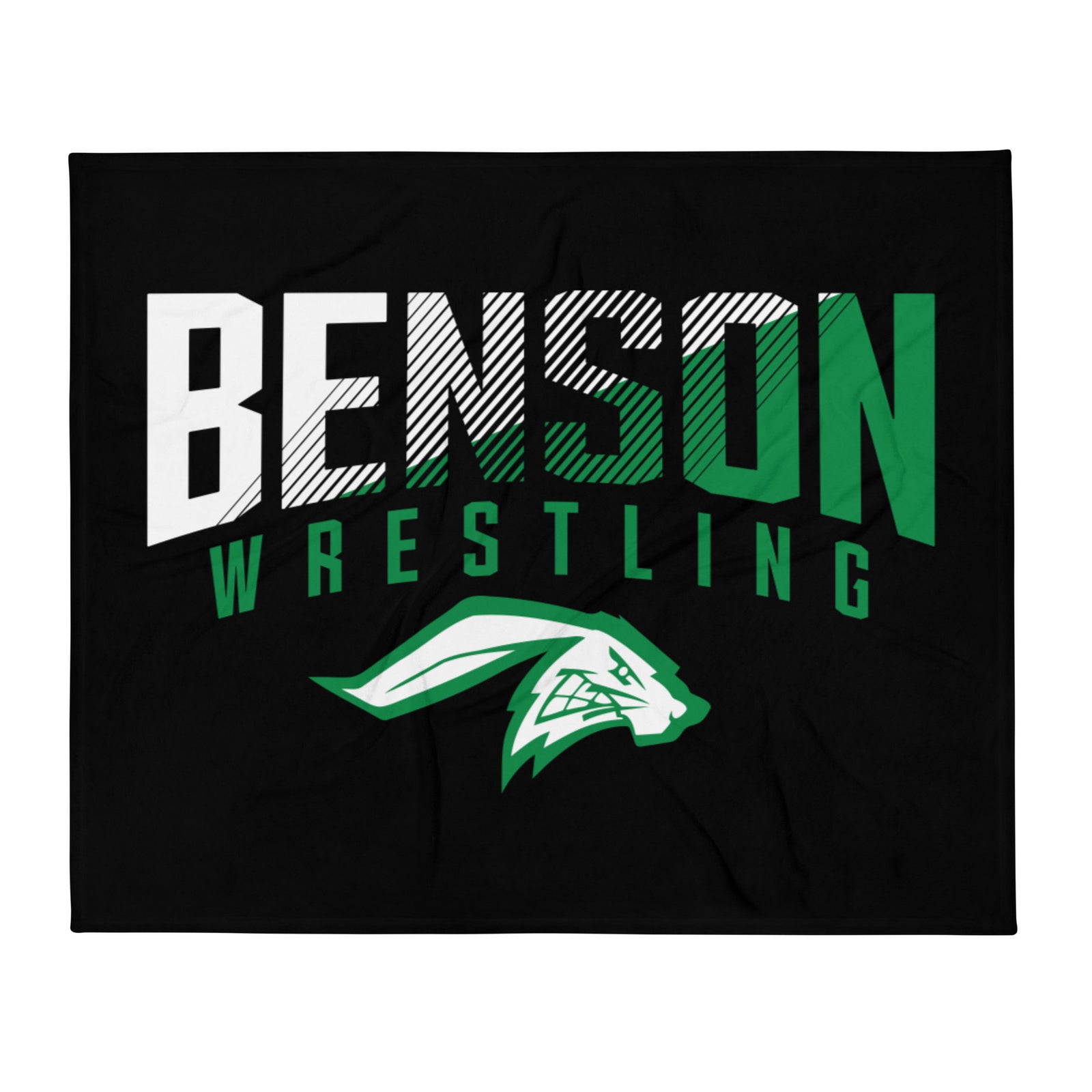 Benson Wrestling  Throw Blanket 50 x 60