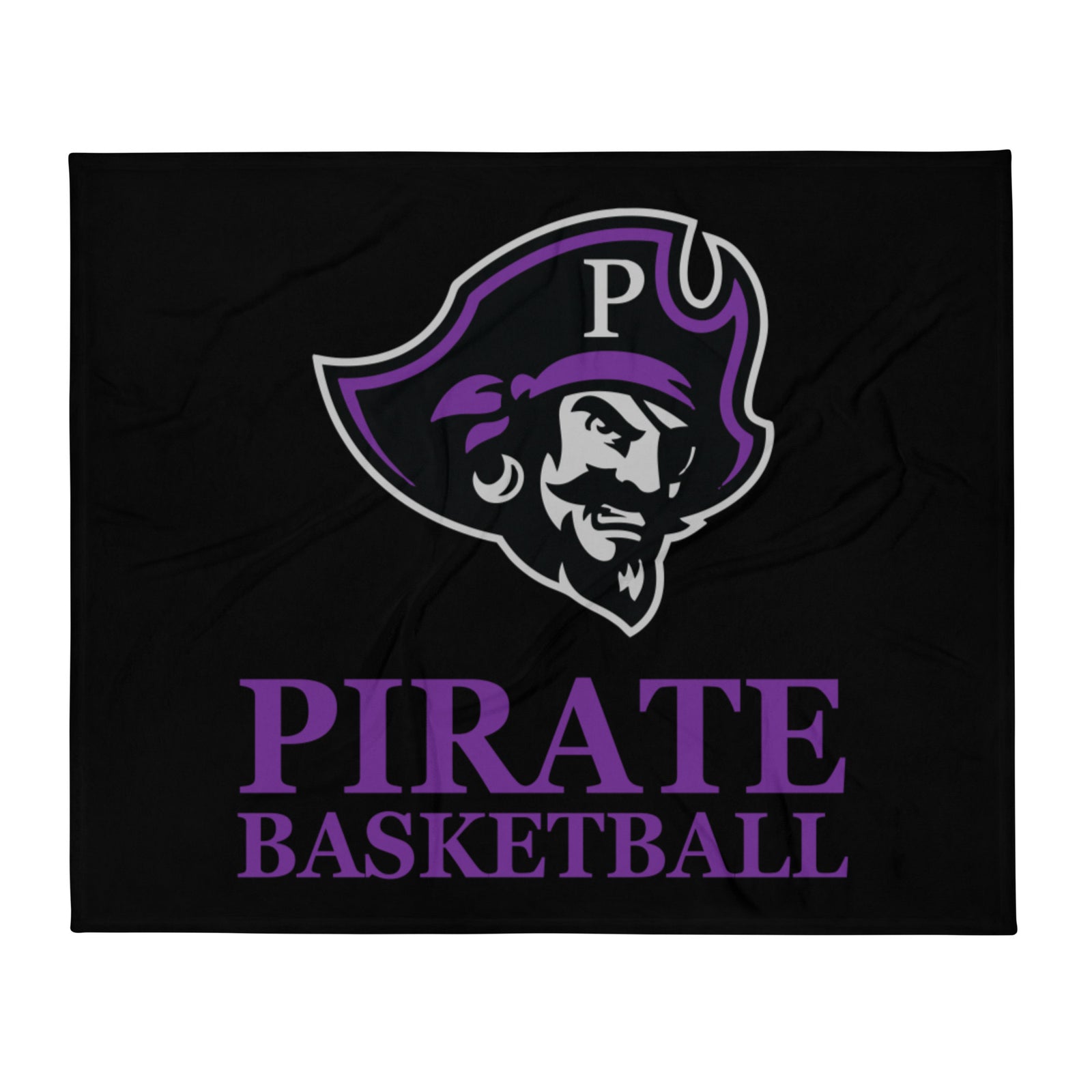 Piper Middle School Basketball Throw Blanket 50 x 60