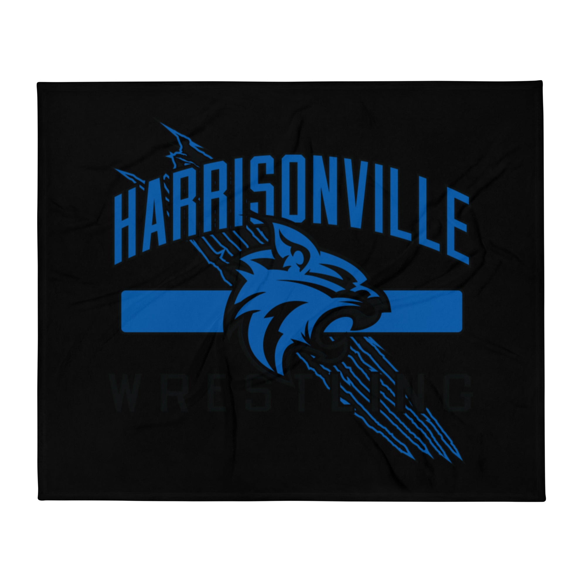 Harrisonville High School Throw Blanket 50 x 60