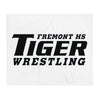 Fremont High School White Throw Blanket 50 x 60