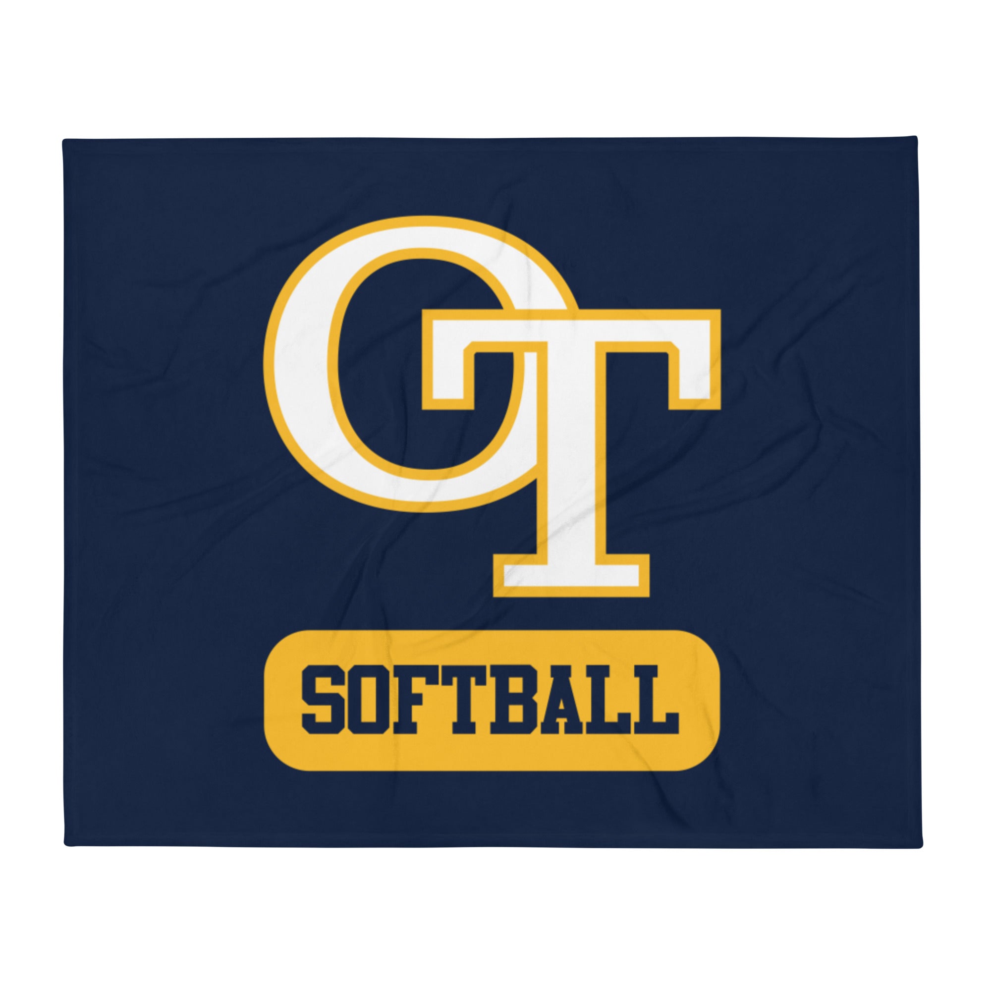 OT Baseball and Softball League - Softball Throw Blanket 50 x 60