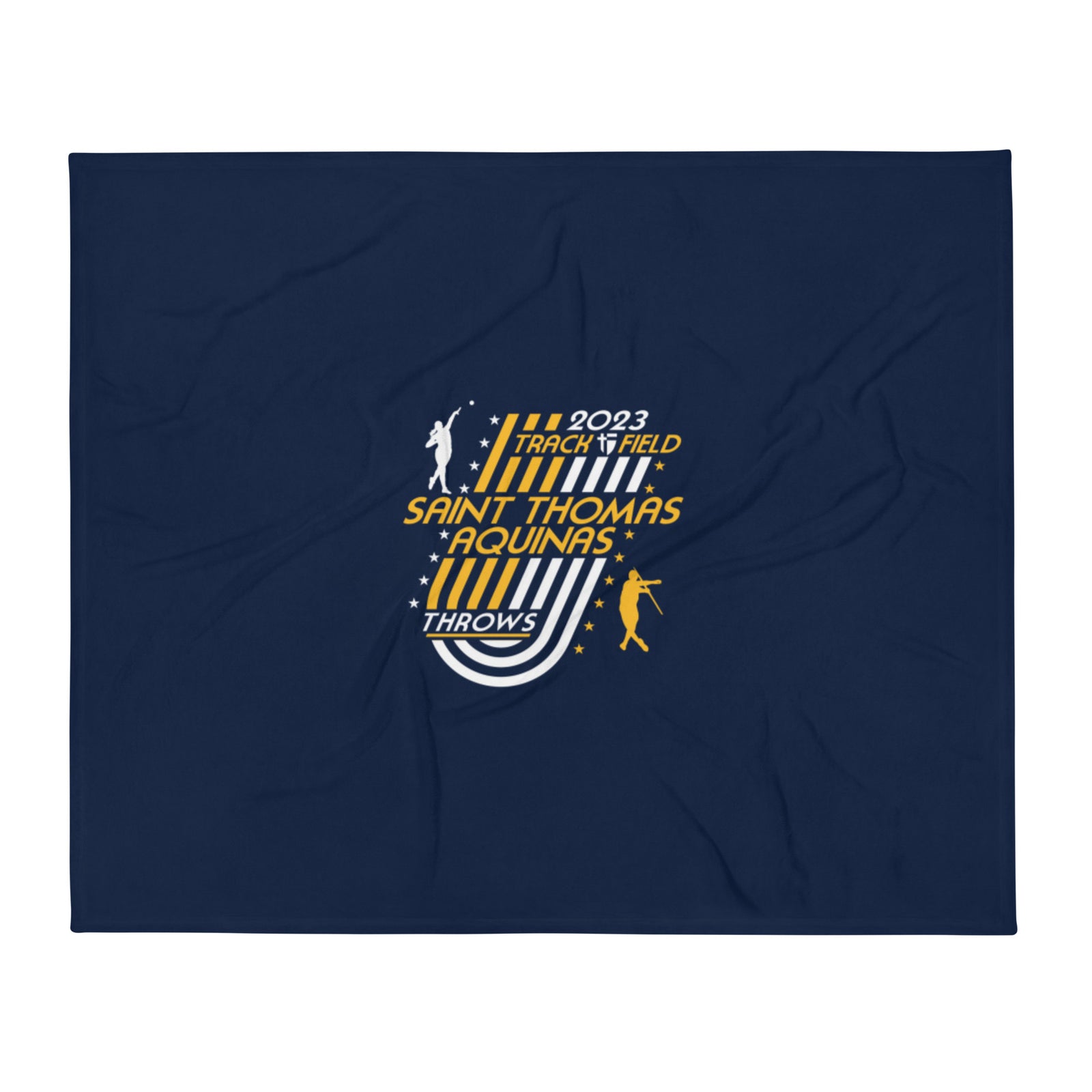 Saint Thomas Aquinas Track & Field Throws Throw Blanket 50 x 60