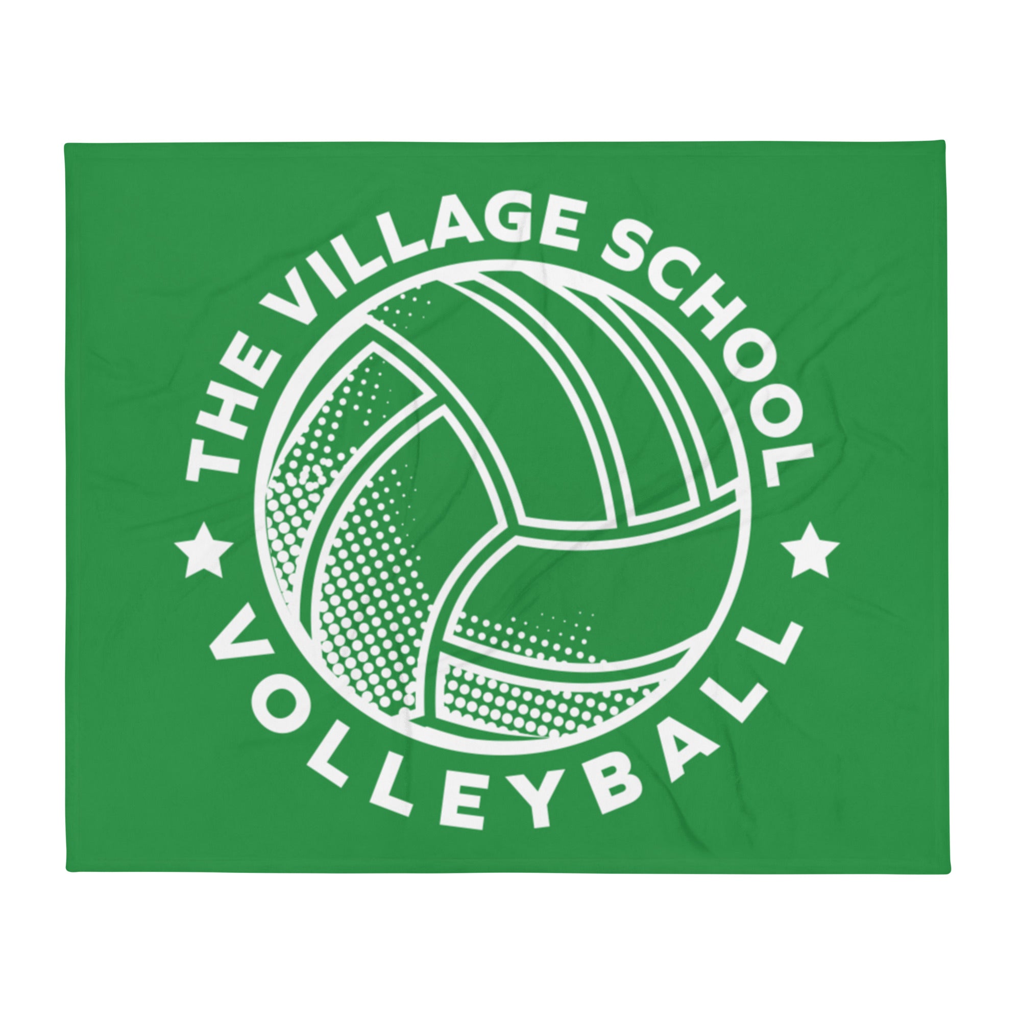 The Village School Volleyball Throw Blanket 50 x 60