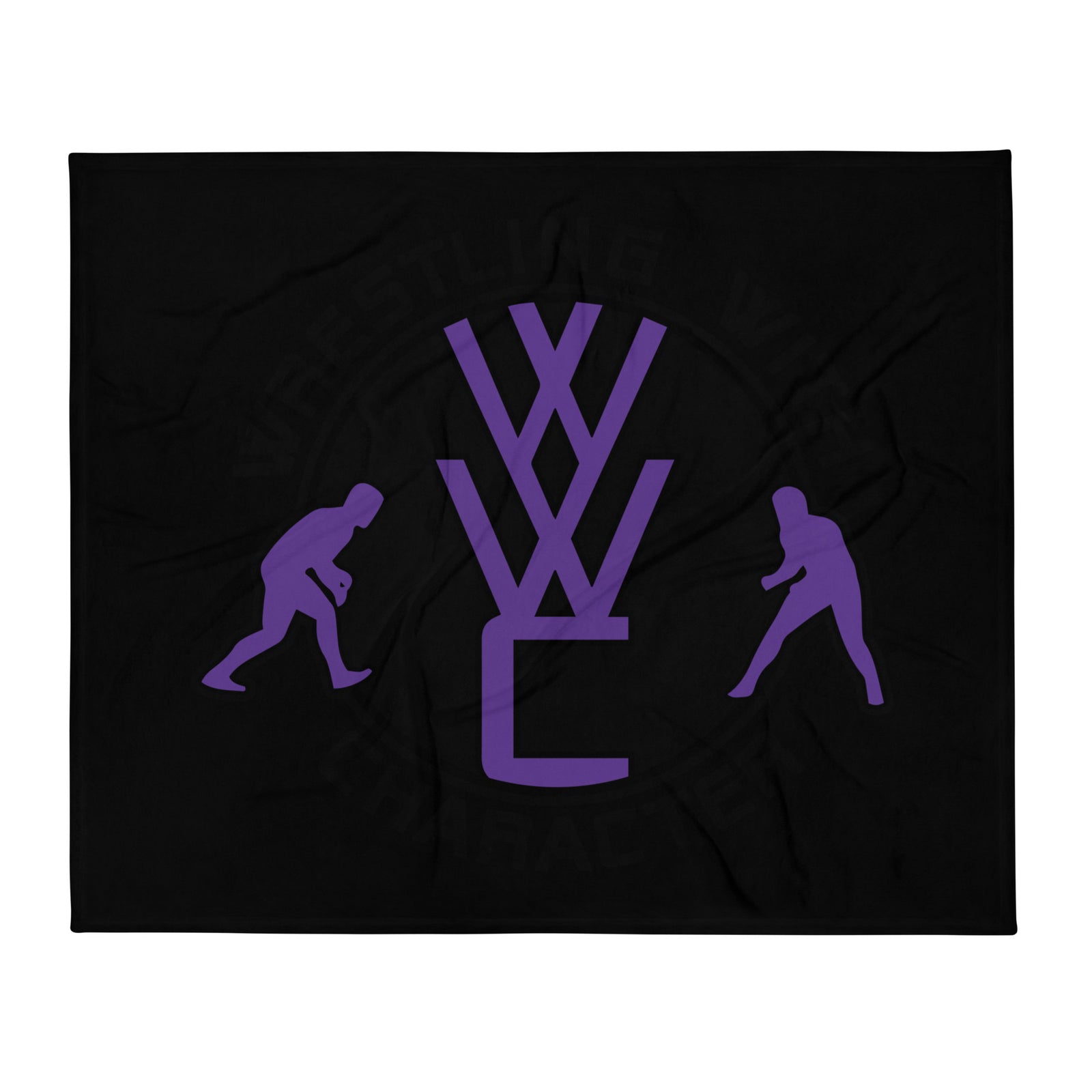 Wrestling With Character  Throw Blanket 50 x 60