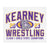 Kearney Wrestling Girls State Champs White Throw Blanket 50 x 60