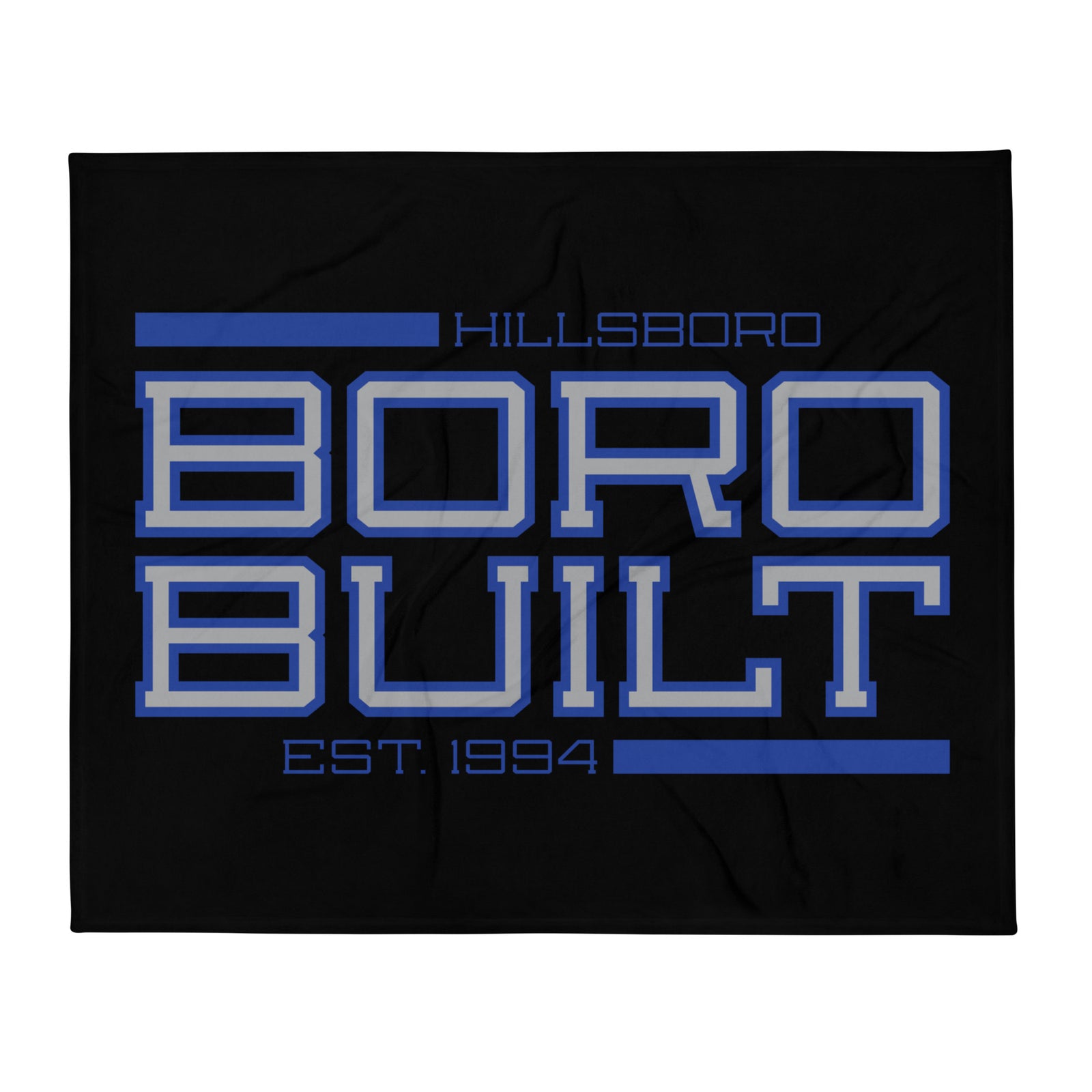 Hillsboro High School  Boro Built Throw Blanket 50 x 60