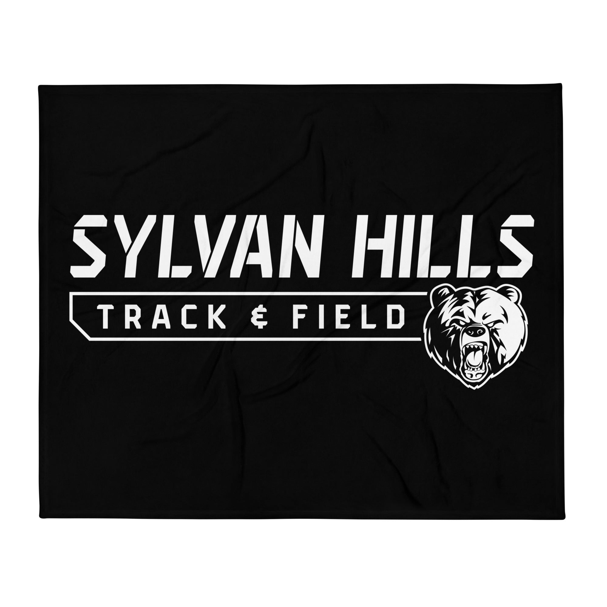 Sylvan Hills Track and Field Throw Blanket 50 x 60