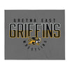 Gretna East  Griffins Wrestling Throw Blanket 50 x 60