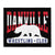 Danville Wrestling Club Black Throw Blanket 50 x 60