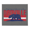 Danville Wrestling Club Grey Throw Blanket 50 x 60