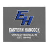 Eastern Hancock MS Track EH  Throw Blanket 50 x 60