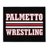 Palmetto Wrestling  Stripes Throw Blanket 50 x 60