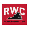 Richmond Wrestling Club Throw Blanket 50 x 60