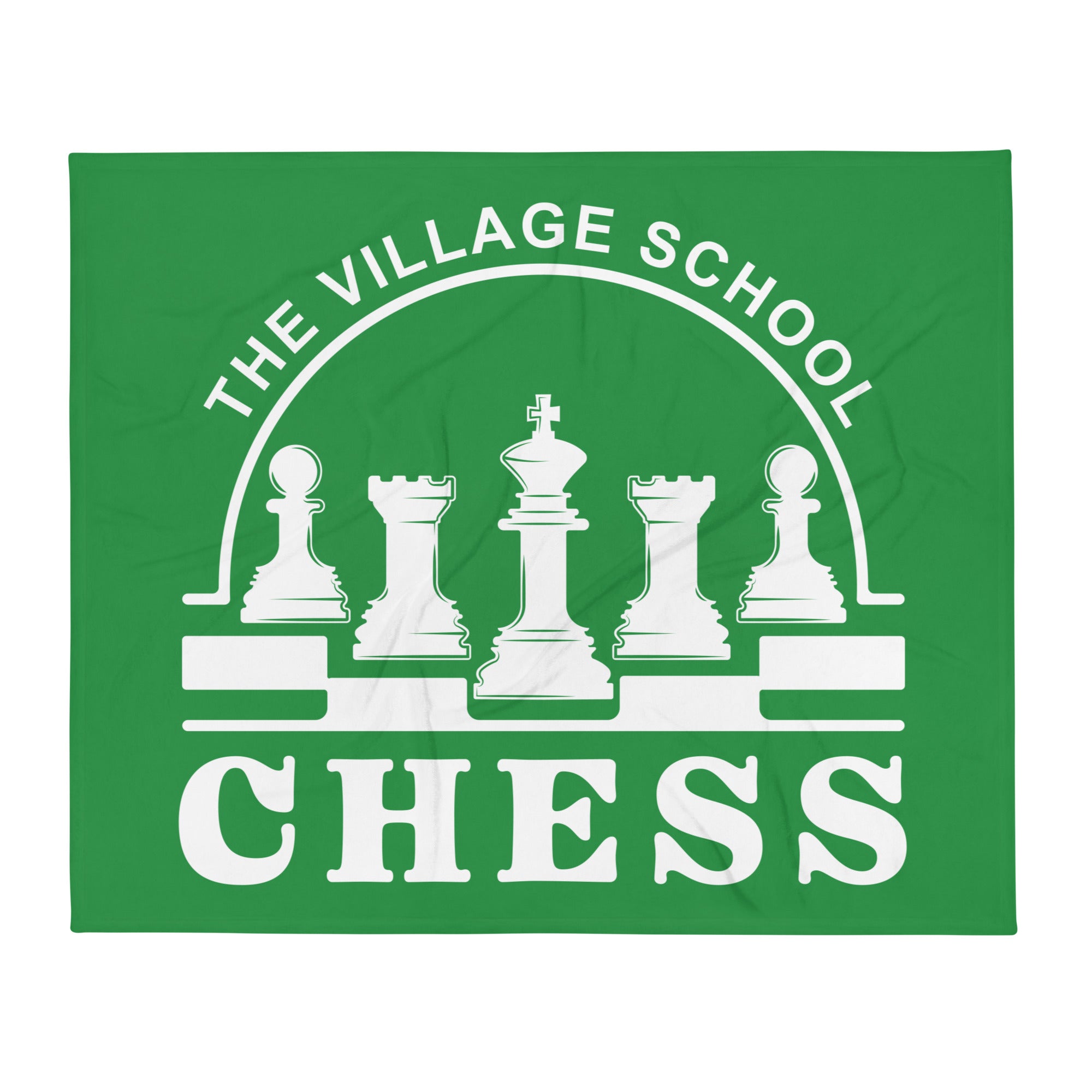 The Village School Chess Throw Blanket