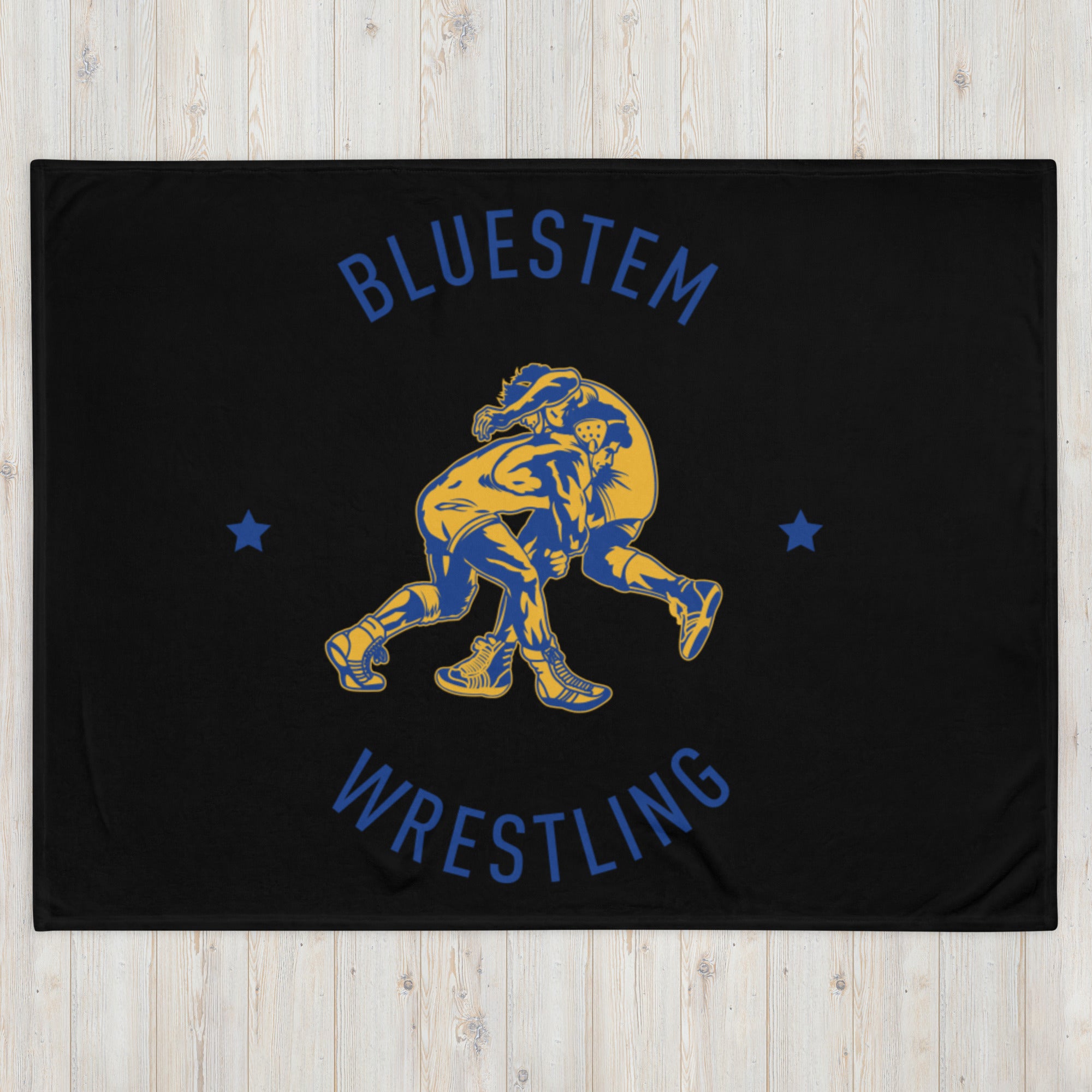 Bluestem Wrestling Throw Blanket