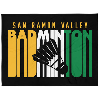 San Ramon Valley Badminton  Badminton  Throw Blanket