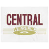 Keller Central Wrestling White Throw Blanket 60 x 80