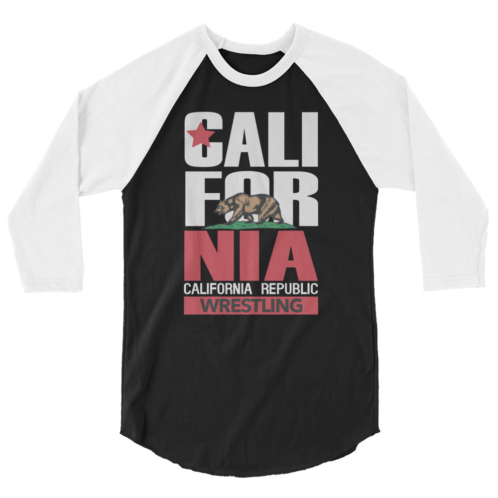 California Wrestling 3/4 Sleeve Raglan Shirt