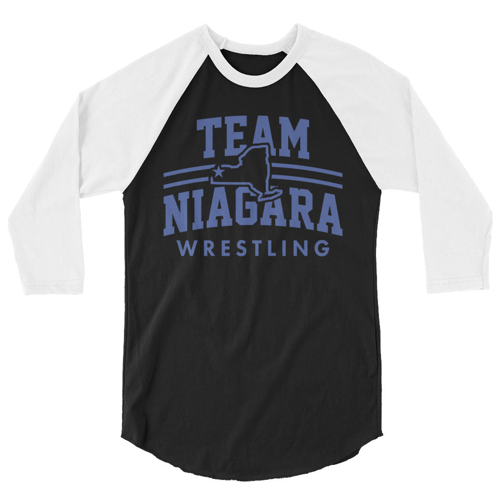 Team Niagara 3/4 sleeve raglan shirt