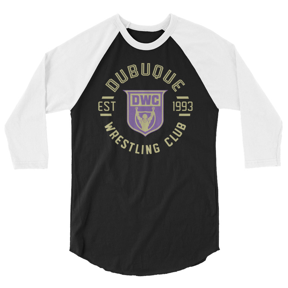Dubuque Wrestling Club 3/4 Sleeve Raglan Shirt
