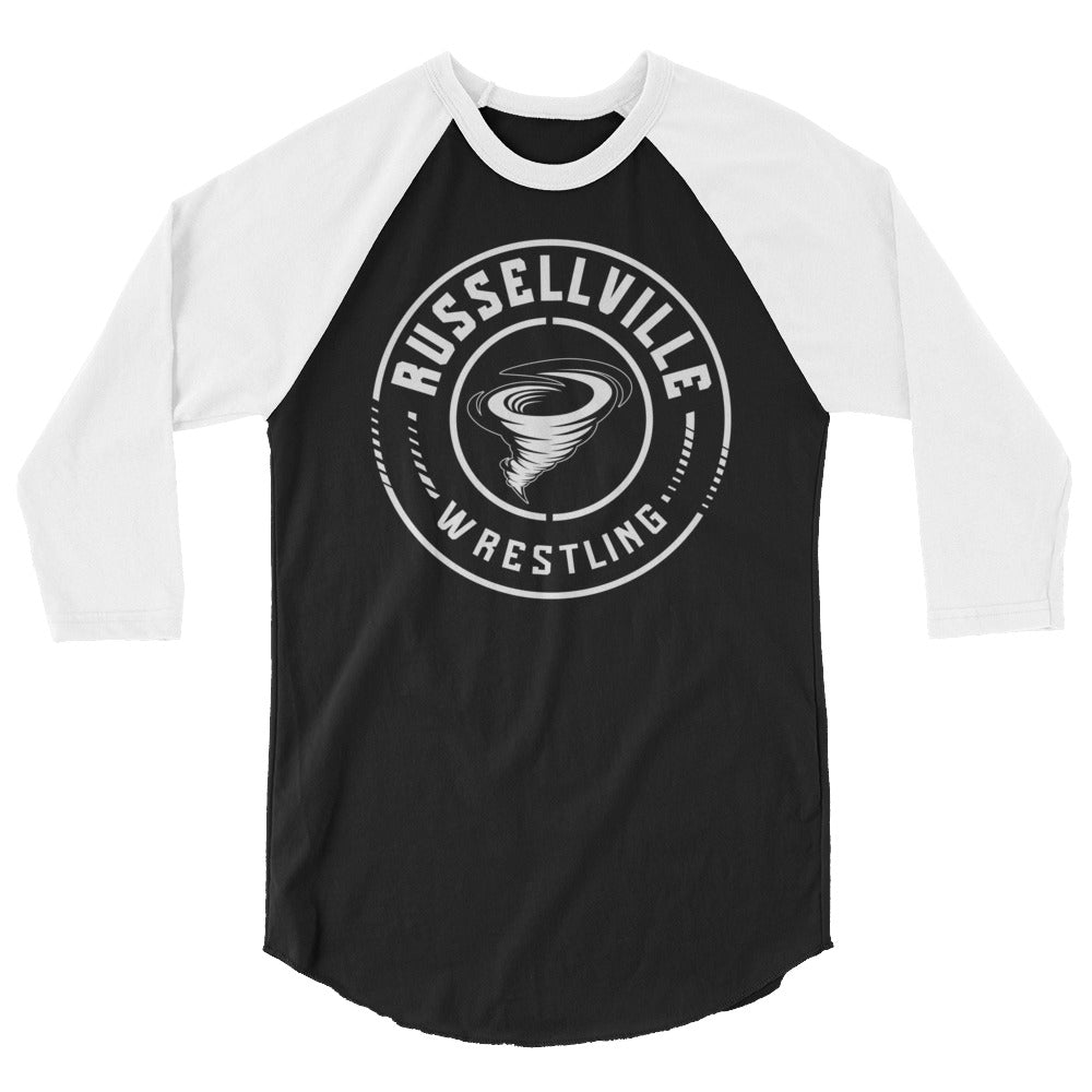 Russellville High School Crusaders Wrestling 3/4 Sleeve Raglan Shirt
