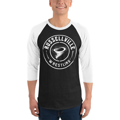 Russellville High School Crusaders Wrestling 3/4 Sleeve Raglan Shirt