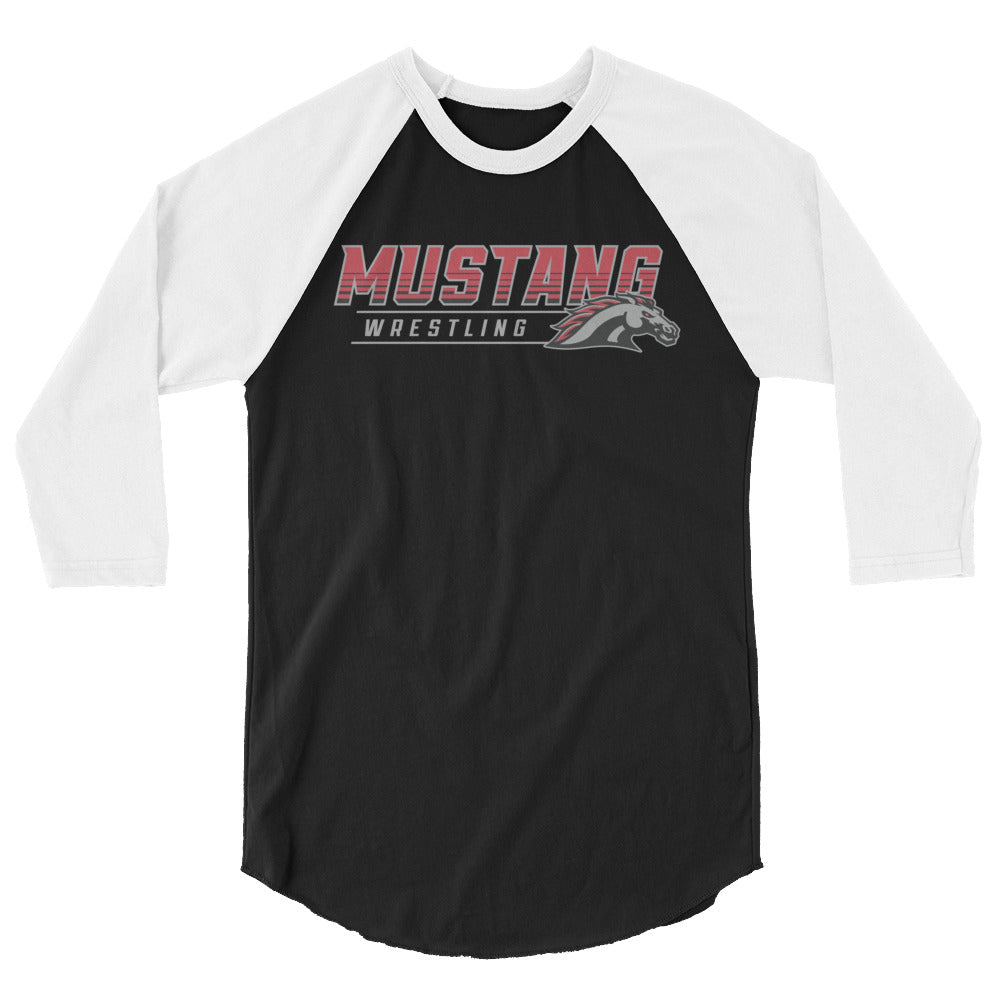Palmetto Wrestling 3/4 sleeve raglan shirt