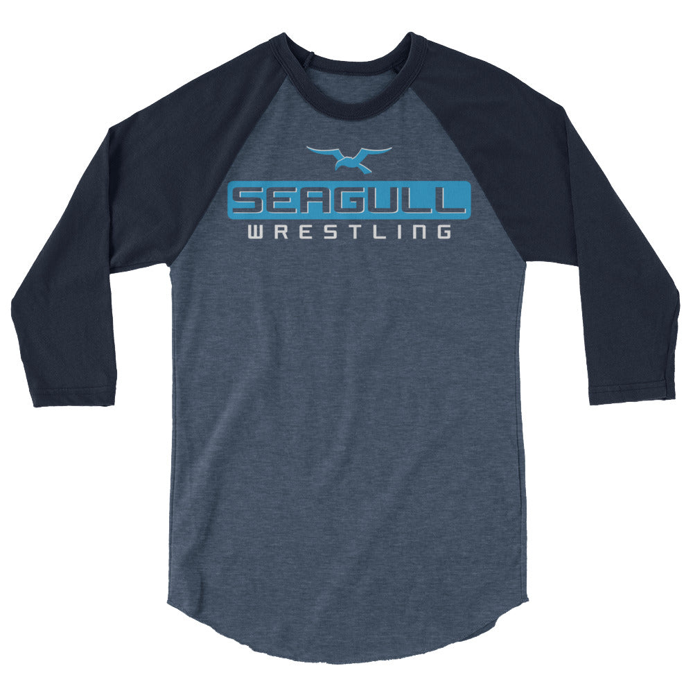 Seagull Wrestling 3/4 Sleeve Raglan Shirt