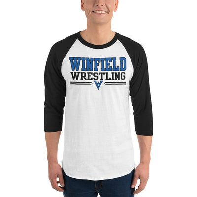 Winfield Wrestling 3/4 Sleeve Raglan Shirt