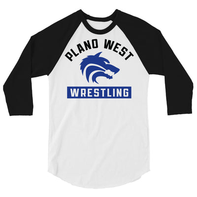 Plano West Wrestling 3/4 Sleeve Raglan Shirt