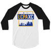 LCPA Cross Country Unisex 3/4 Sleeve Raglan Shirt