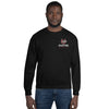 Palmetto Middle Football Embroidery-Black  Unisex Crew Neck Sweatshirt